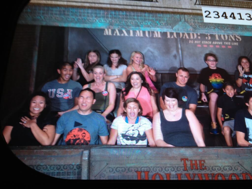 Tower of Terror. Again. (See? I look less frightened.)