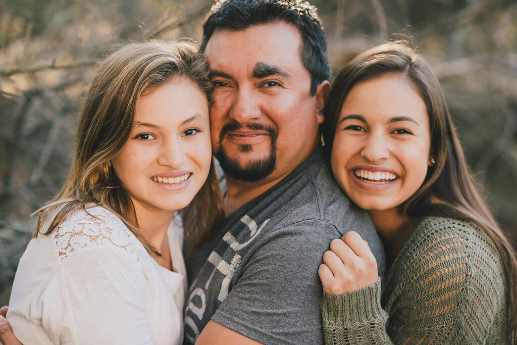 The Dad and the Girls Photo by Sarah Maren Photography